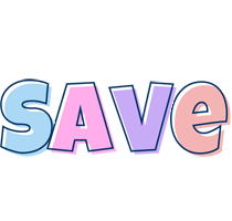 Save pastel logo
