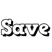Save snowing logo
