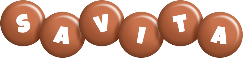 Savita candy-brown logo
