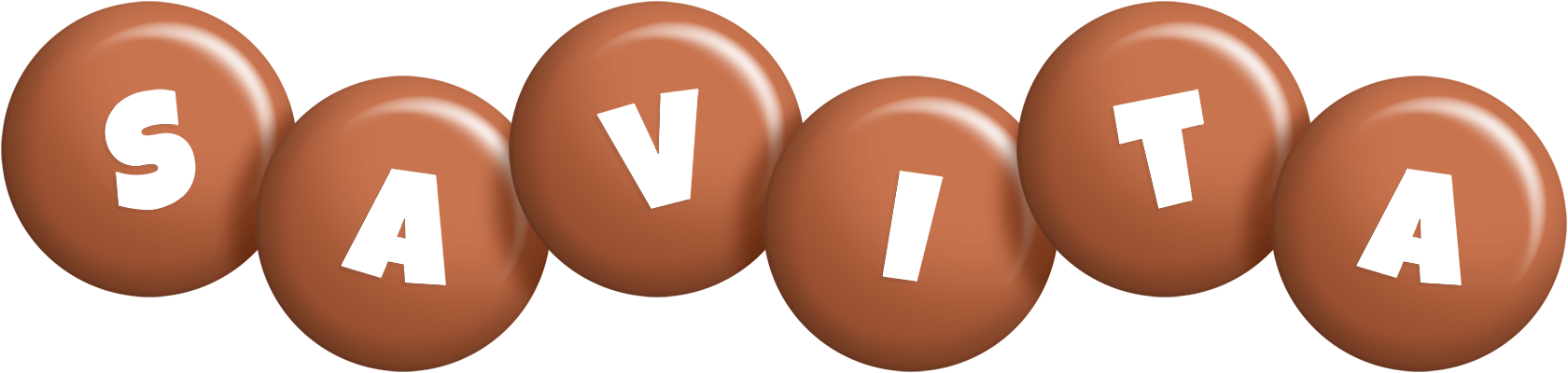 Savita candy-brown logo