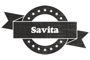 Savita grunge logo