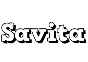 Savita snowing logo