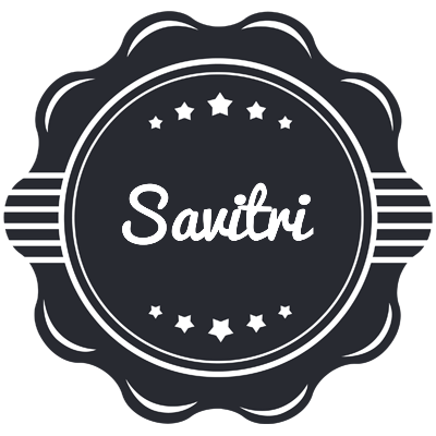 Savitri badge logo