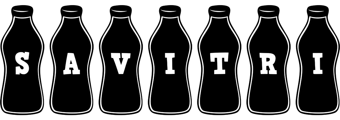 Savitri bottle logo
