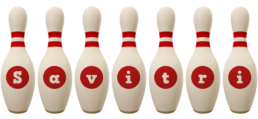 Savitri bowling-pin logo