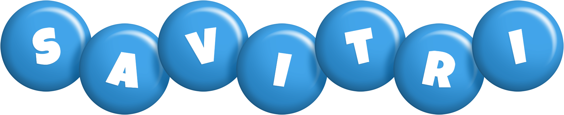 Savitri candy-blue logo