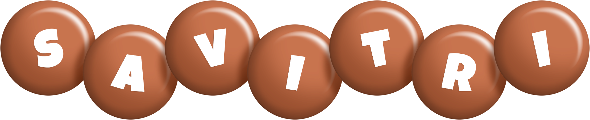 Savitri candy-brown logo