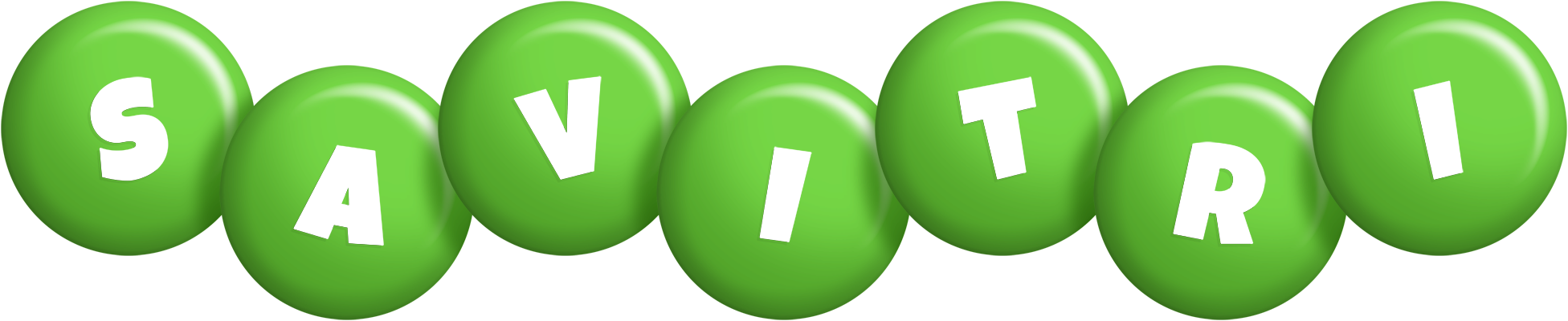 Savitri candy-green logo
