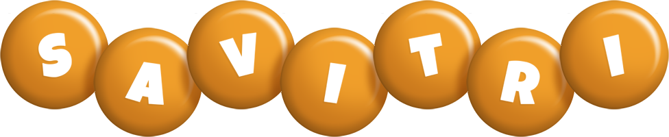 Savitri candy-orange logo