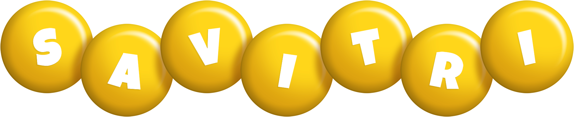 Savitri candy-yellow logo