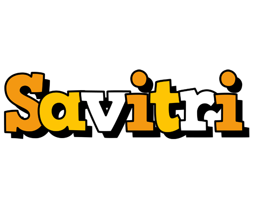 Savitri cartoon logo