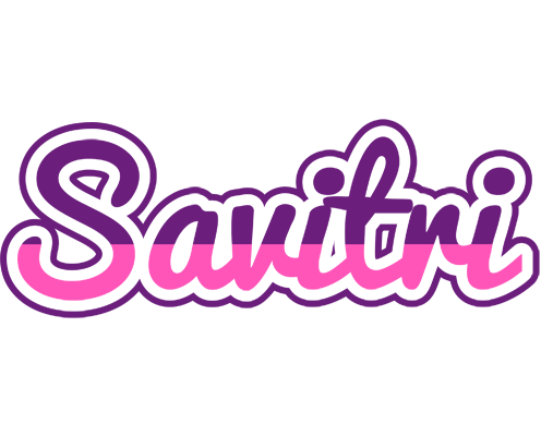 Savitri cheerful logo