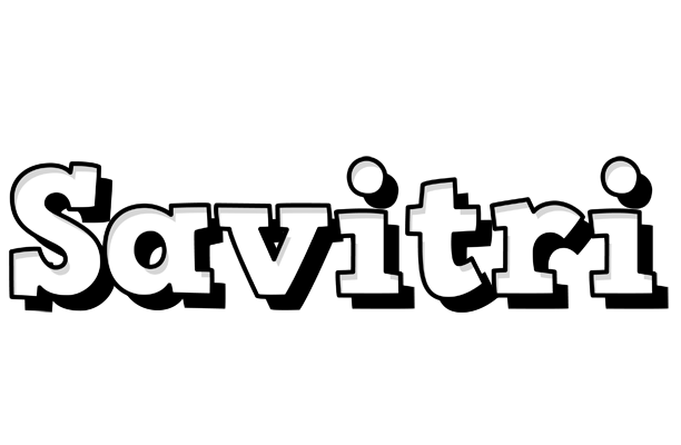 Savitri snowing logo