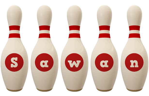 Sawan bowling-pin logo
