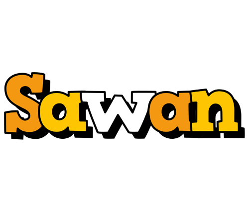 Sawan cartoon logo