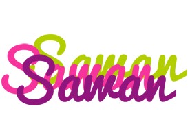 Sawan flowers logo