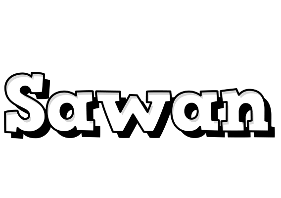 Sawan snowing logo