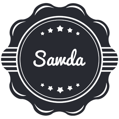 Sawda badge logo