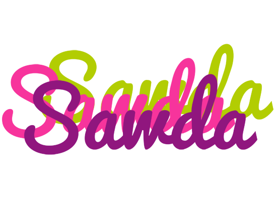 Sawda flowers logo