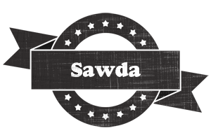 Sawda grunge logo