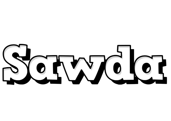 Sawda snowing logo
