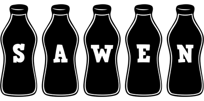 Sawen bottle logo