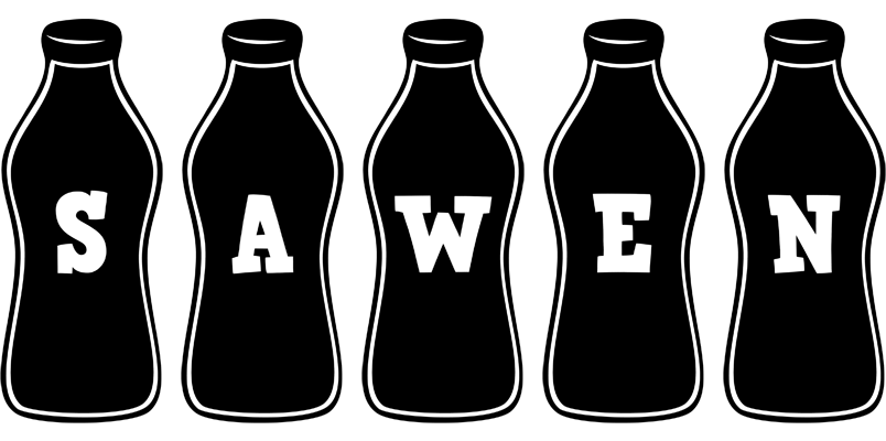 Sawen bottle logo
