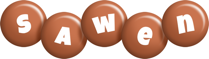 Sawen candy-brown logo