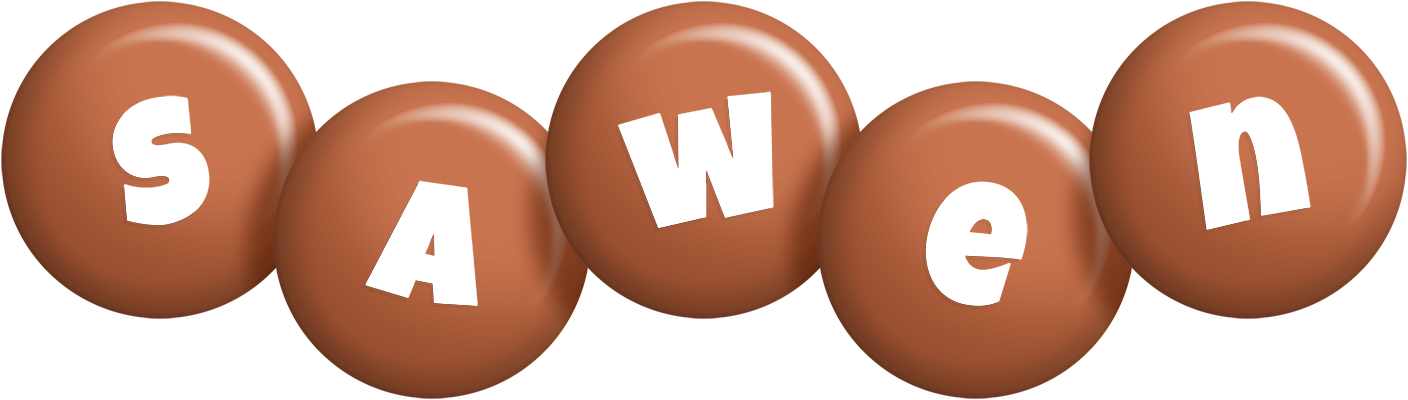 Sawen candy-brown logo