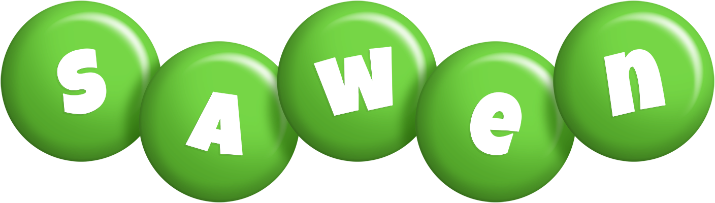 Sawen candy-green logo