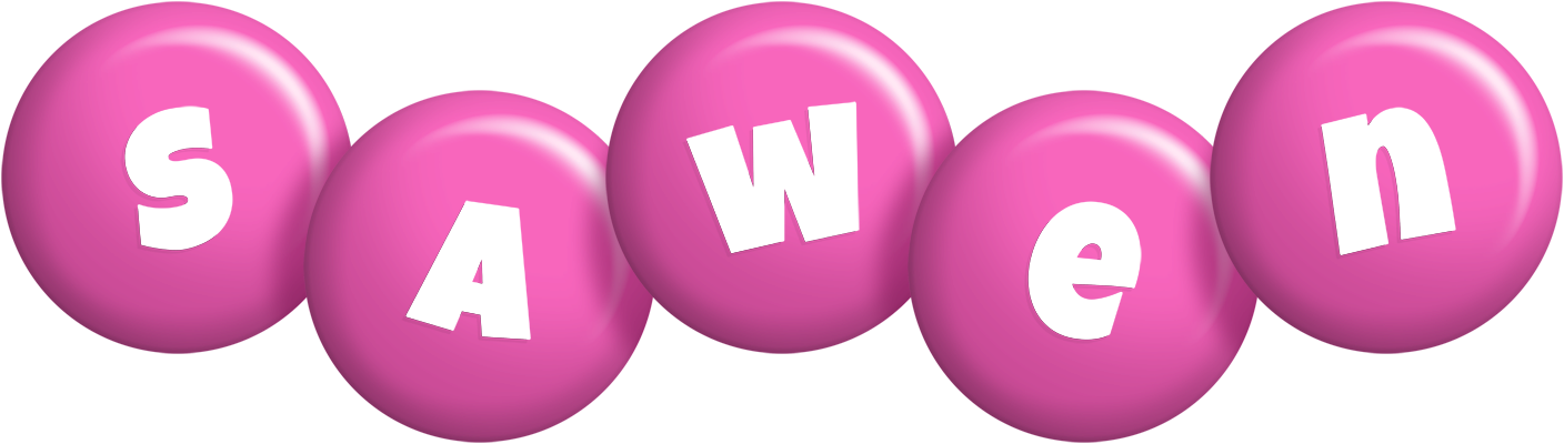 Sawen candy-pink logo