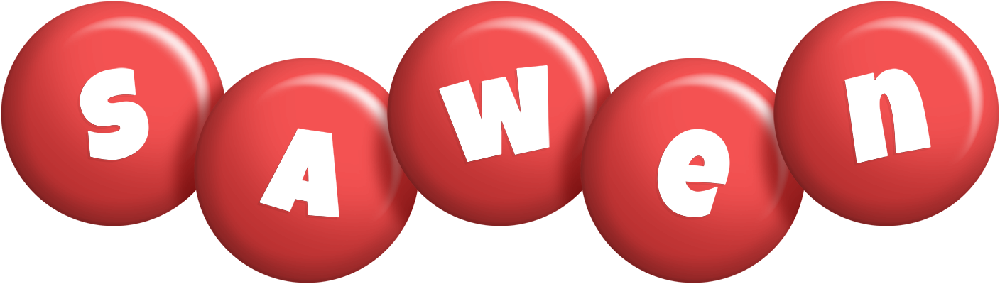 Sawen candy-red logo