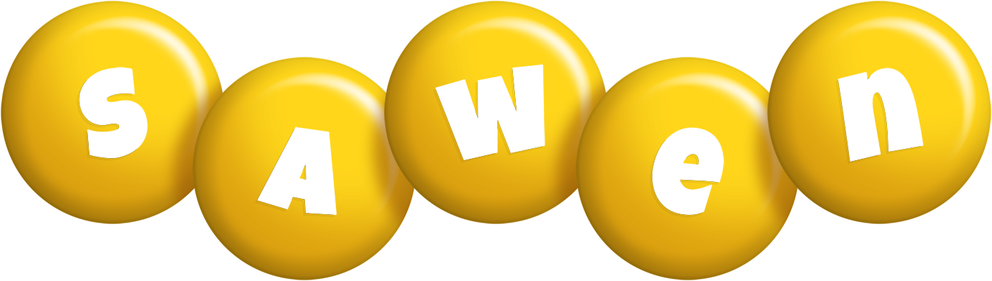 Sawen candy-yellow logo