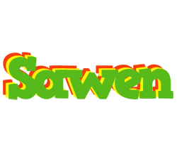 Sawen crocodile logo