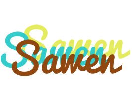 Sawen cupcake logo