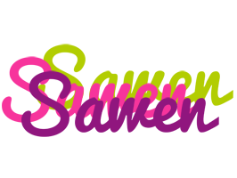 Sawen flowers logo