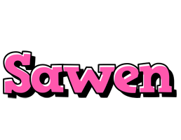 Sawen girlish logo