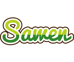 Sawen golfing logo