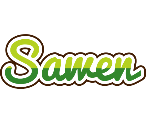 Sawen golfing logo