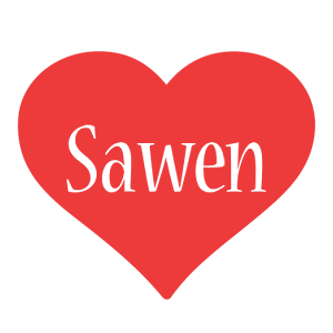 Sawen love logo