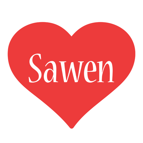 Sawen love logo