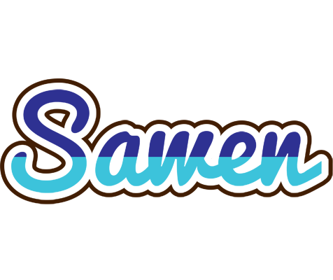 Sawen raining logo