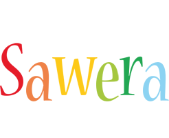 Sawera birthday logo