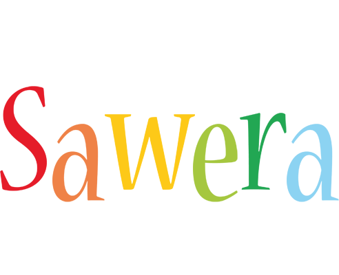Sawera birthday logo