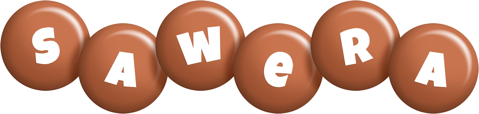 Sawera candy-brown logo