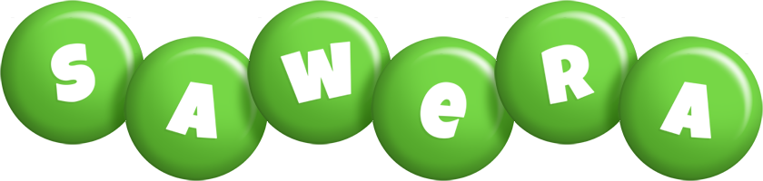 Sawera candy-green logo