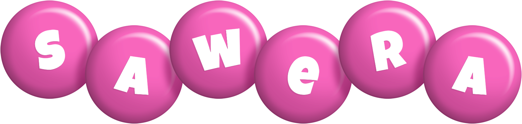 Sawera candy-pink logo