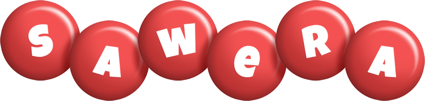 Sawera candy-red logo