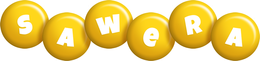 Sawera candy-yellow logo