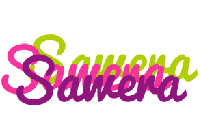 Sawera flowers logo